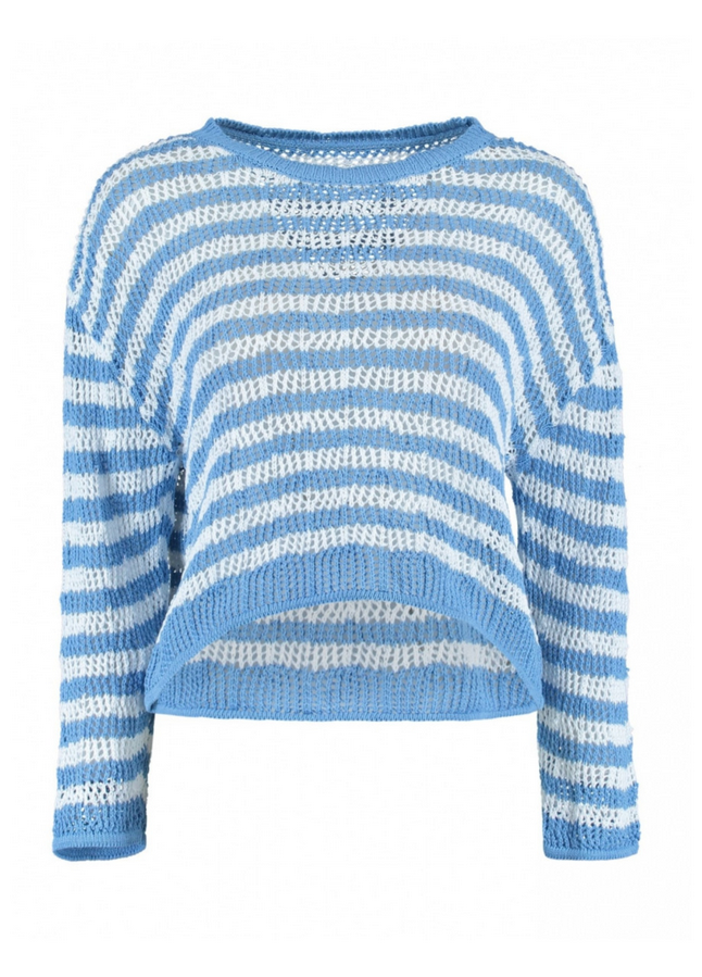 Hailys pull Nele - sky blue stripe