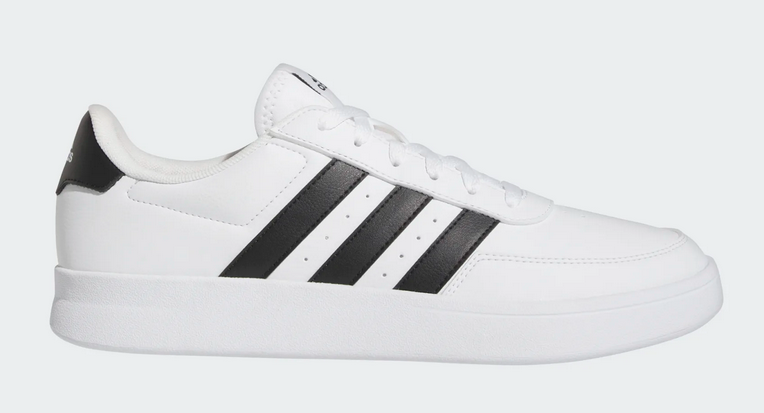 Adidas BREAKNET 2.0 tennis sneakers wit logo zwart