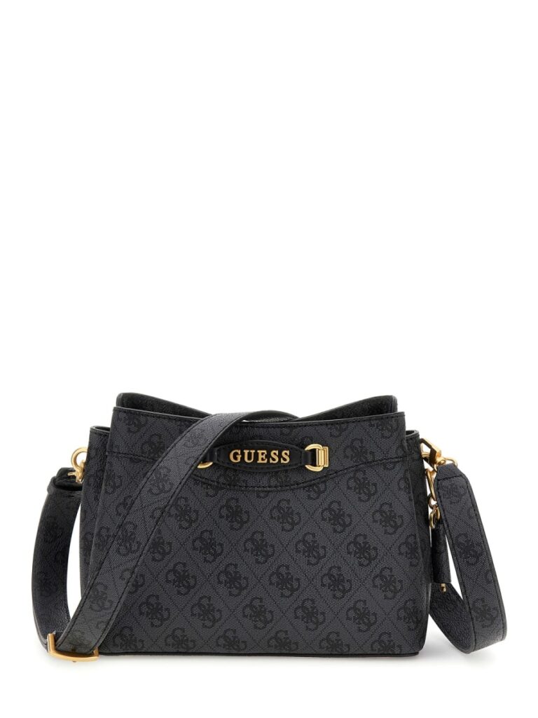 Guess Emera logo handtas zwart