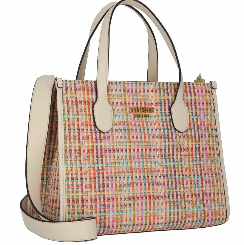 Guess Dames Silvana 2 comp tas multi-kleur