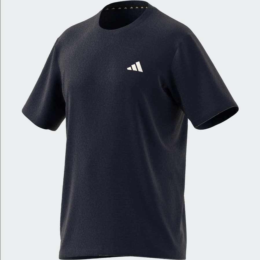 Adidas T-Shirt stretch donkerblauw