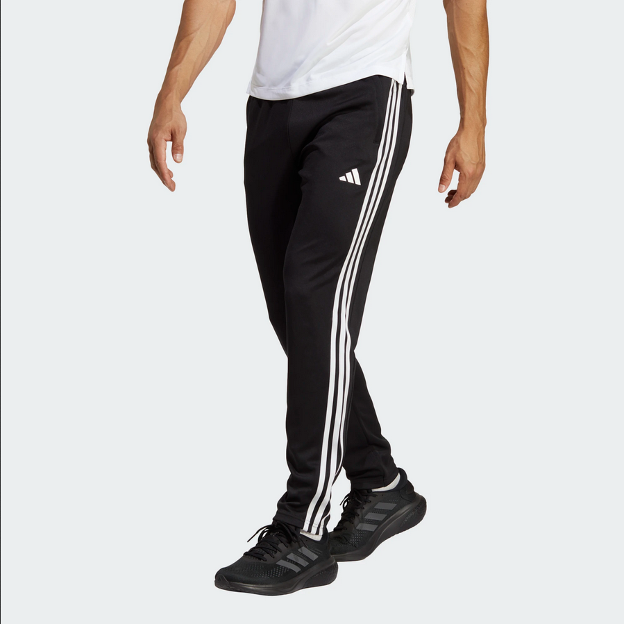 Adidas Trainingsbroek R-ES BASE heren 3stripe BLACK/WHITE