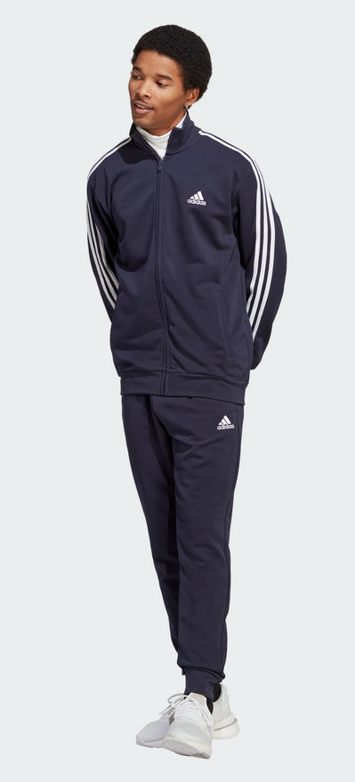 Adidas 3 stripes training heren blauw