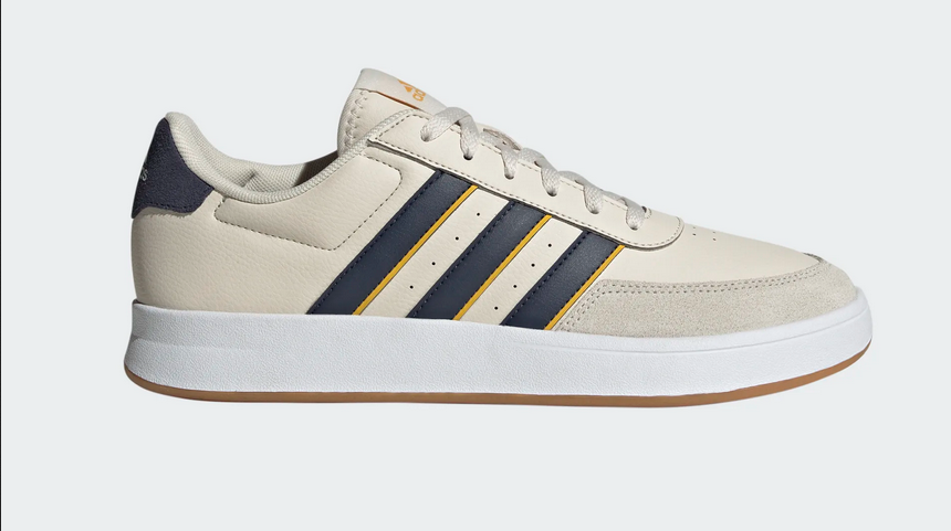 Adidas Breaknet 2.0 tennis sneaker Aluminium groen goud