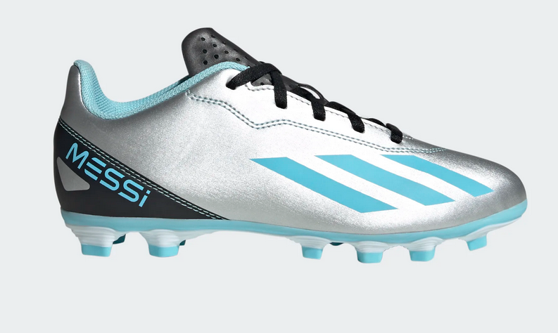 Adidas X CRAZYFAST MESSI.4 gras junior Silvermetal