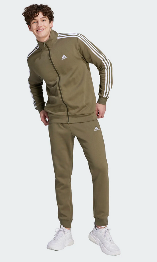 Adidas trainingspak heren khaki 3 stripes