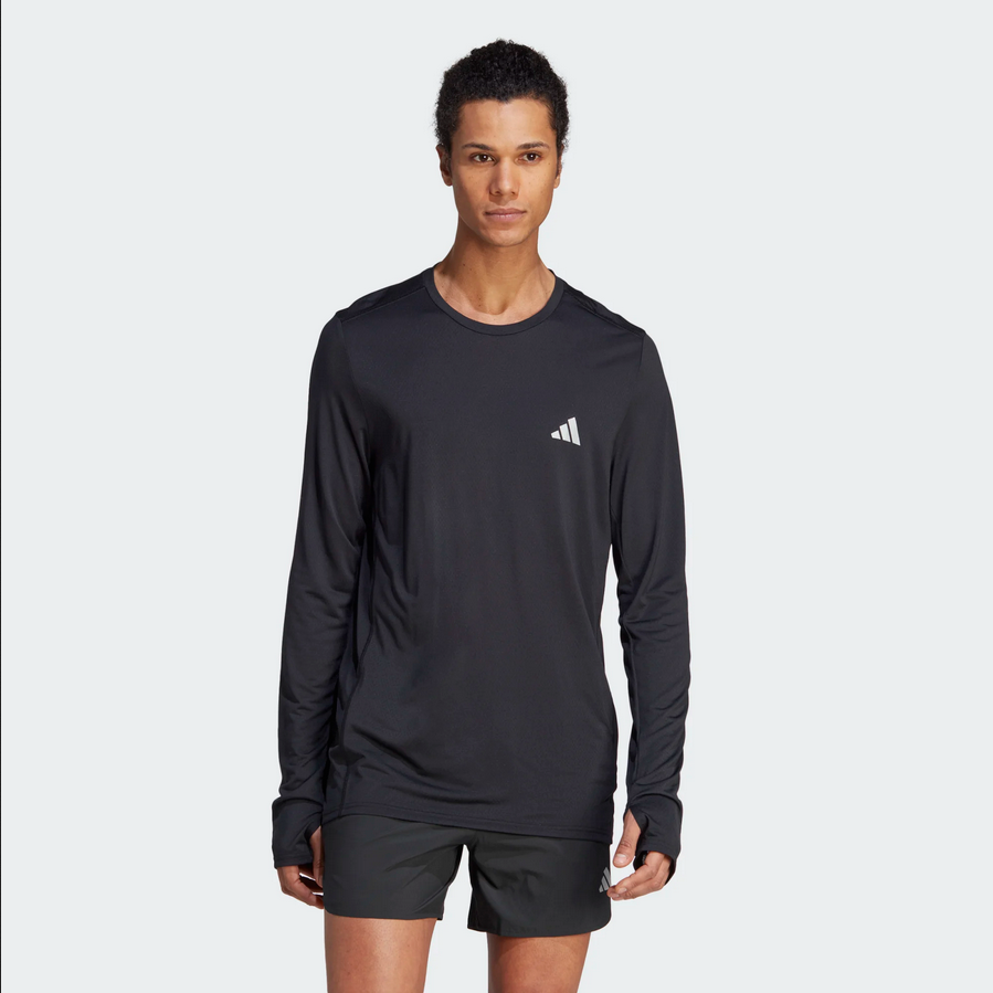 Adidas RUN IT Shirt heren lange mouw zwart