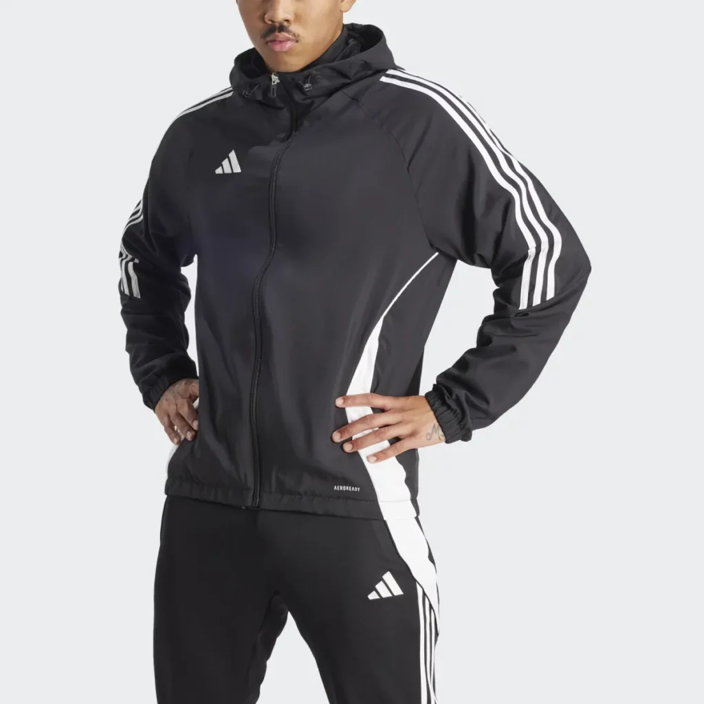 Adidas TRIO 24 trainingsjas zwart/wit