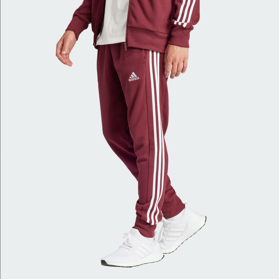 Adidas trainingsbroek heren 3-Stripes bordeaux