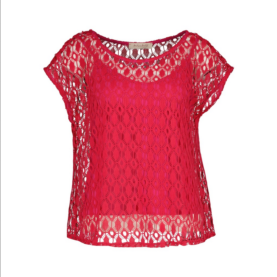 Amélie & Amélie T-Shirt Latina Fuchsia