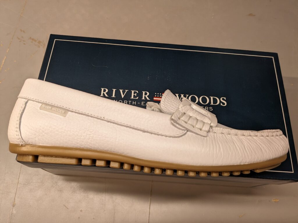 River woods dames moccasin wit