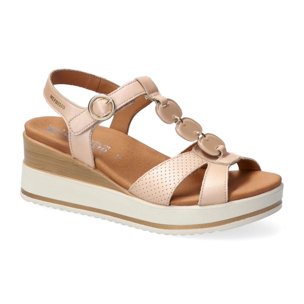 Mephisto Seline Pale Blush dames sandaal beige