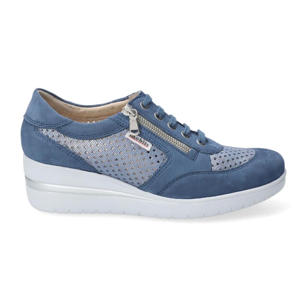 MOBILS Precilia Pavia Dames Sneaker blauw MIC Schoenen Fashion