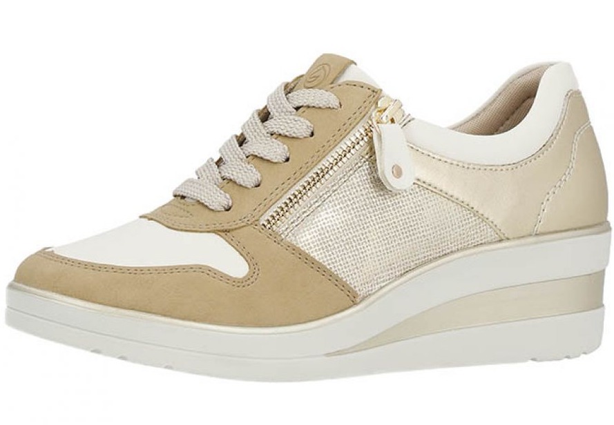 Remonte sneaker dames beige combination