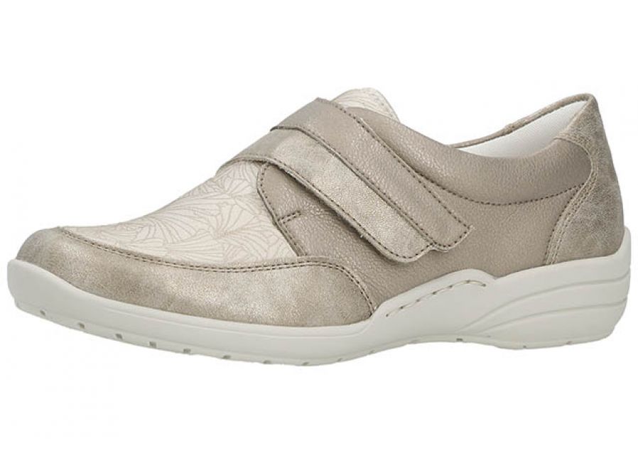 Remonte dames comfort velcro metallic goud