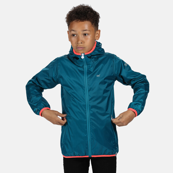 Regatta Lever II - kids regenjasje skydive blue