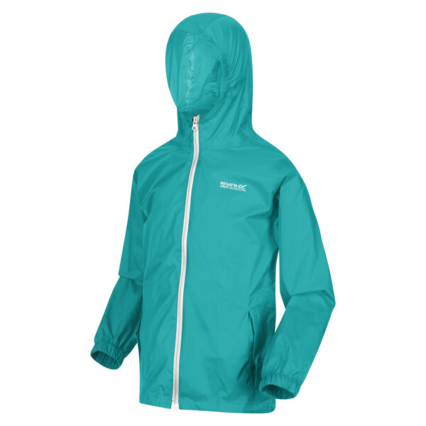 Regatta Kid's Pack-it Jacket Turquoise