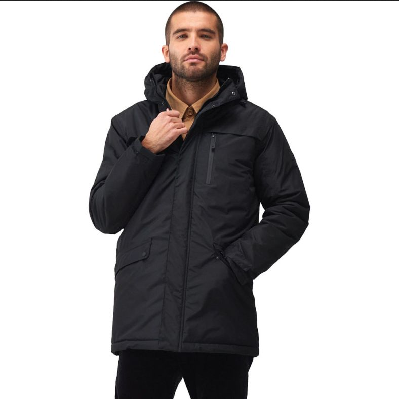 Regatta geisoleerde waterproof Parka jas zwart