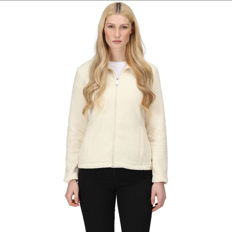 Regatta Zip fleece dames vanille