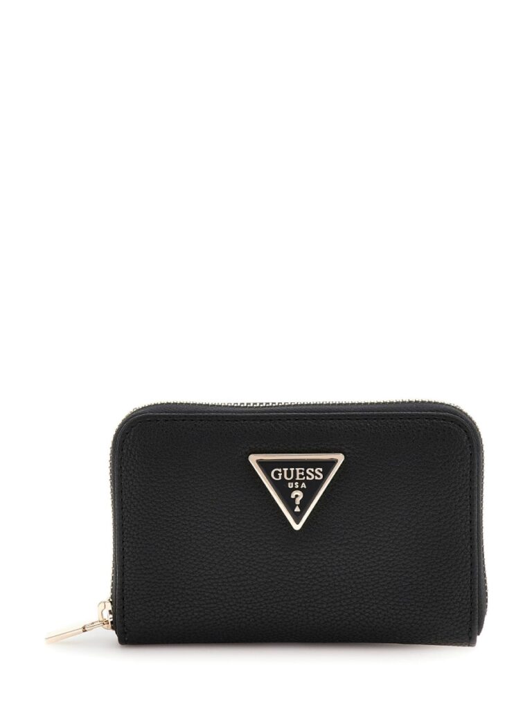 Guess Meredian porte-monnaie medium zwart