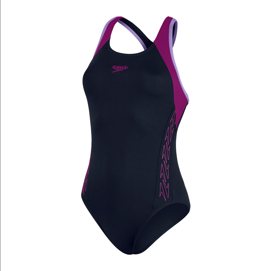 Speedo badpak ECO+ HYPERBOOM navy/berry