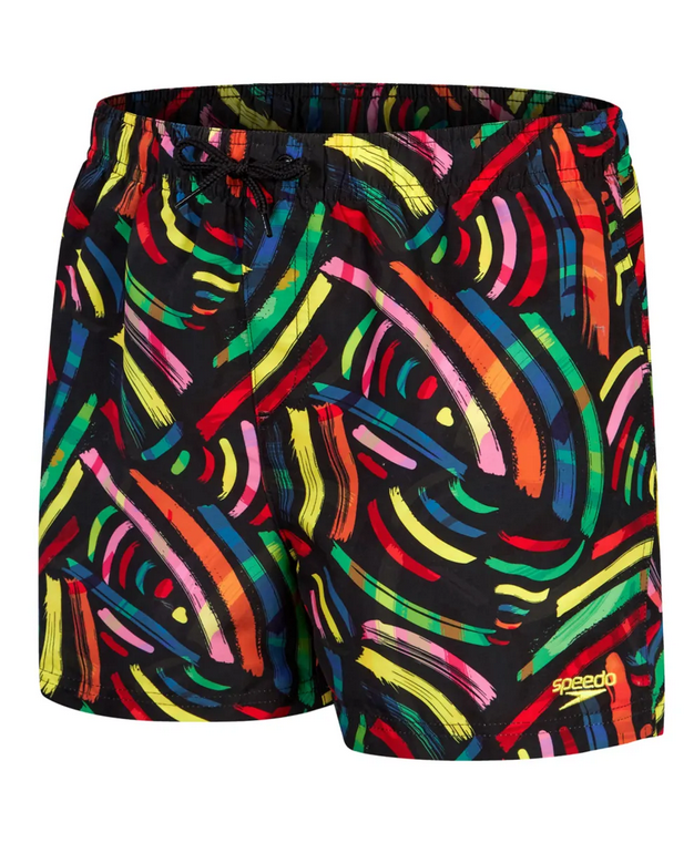 Speedo Eco Printed 13 kids zwart-rood