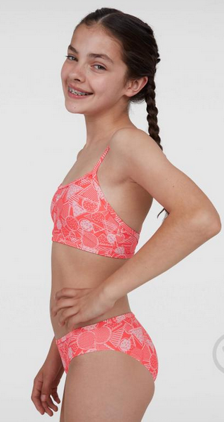 Speedo bikini meisjes dazzle geo rood