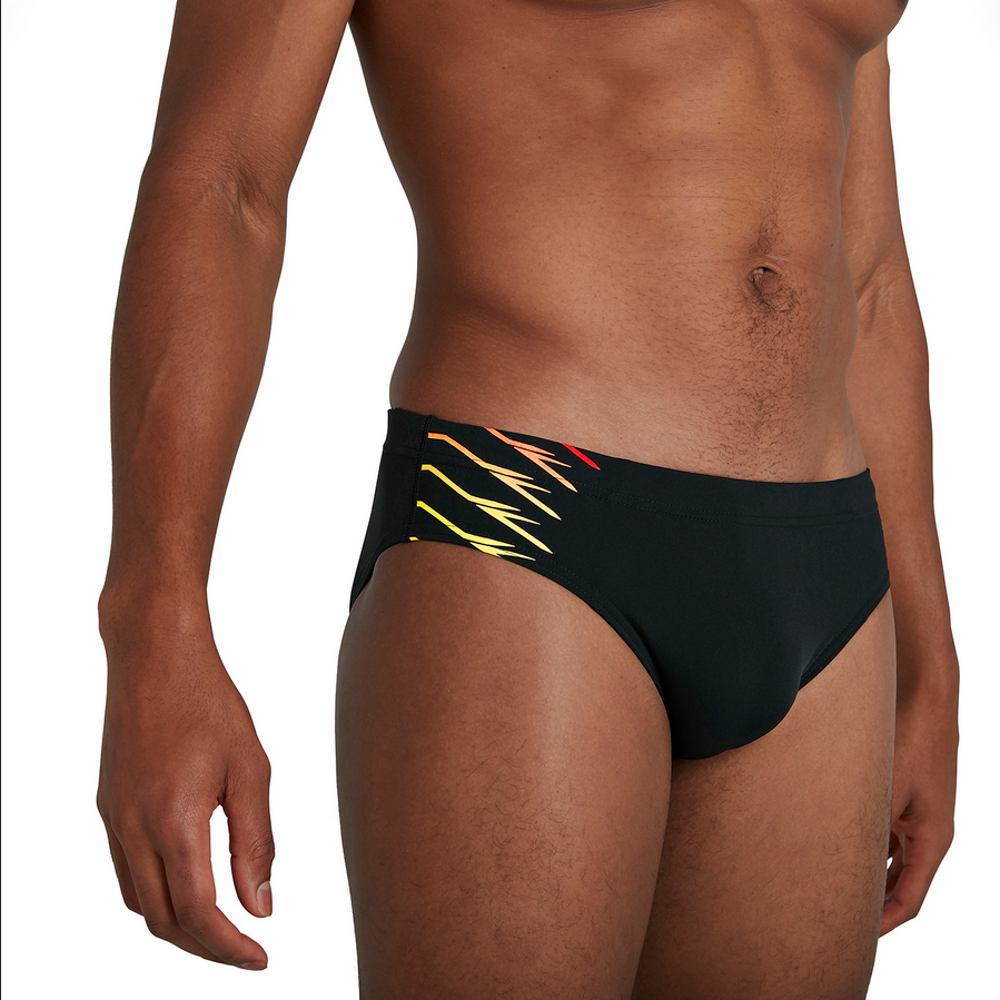 Speedo brief heren END TECH PANEL zwart-geel