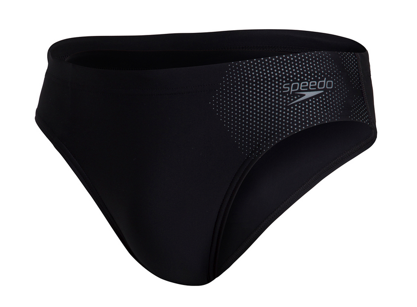 Speedo zwem brief TECH PLACEM zwart/grijs