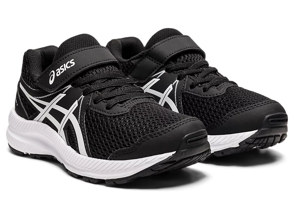 Asics CONTEND™ 7 PS kids zwart/wit