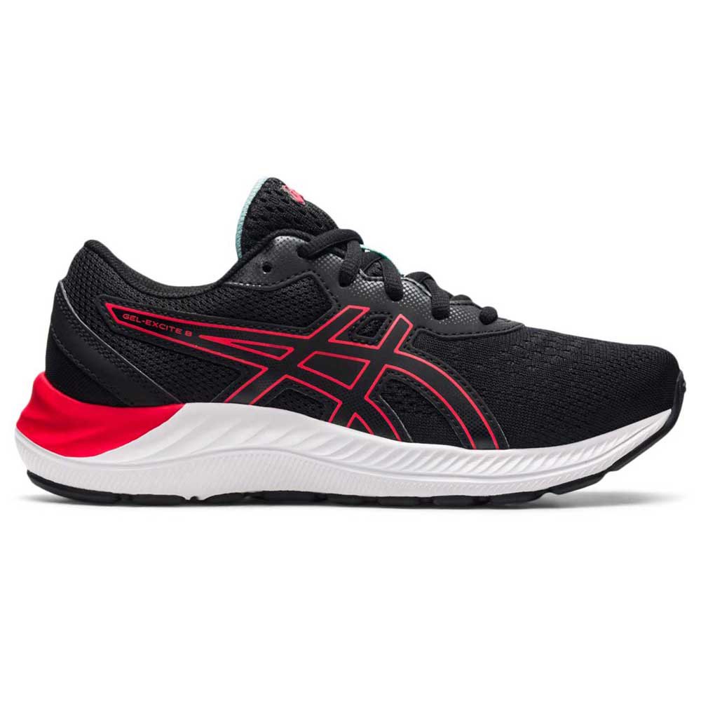 Asics Gel-Excite 8 GS runner dames black/electric red