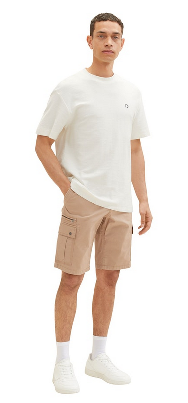 Tom Tailor heren cargo short desert fawn