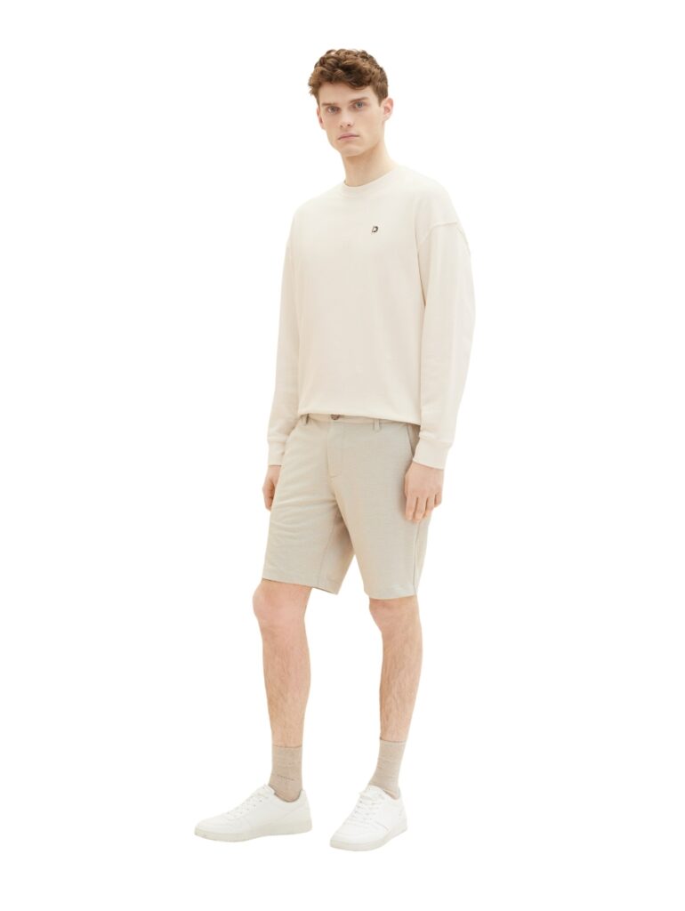 Tom Tailor heren slim Chino Short sand dobby structure