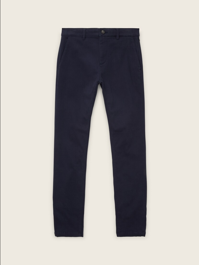 Tom Tailor Thermolite Slim Chino heren Sky Captain blue