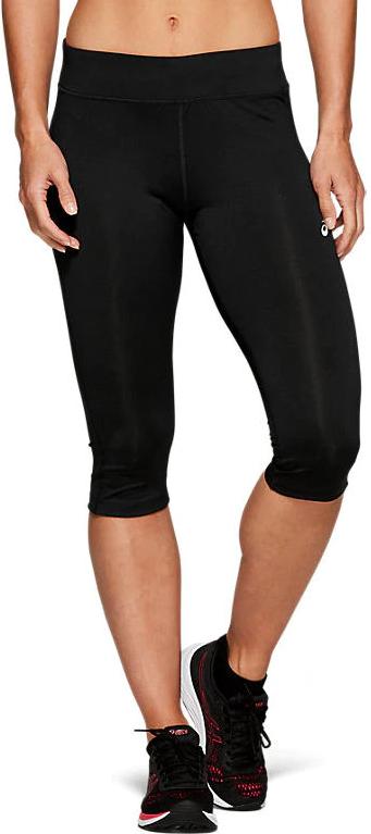 Asics 3/4 broek running dames zwart