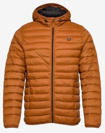 Blend jas Romsey BH Hood men oranjebruin