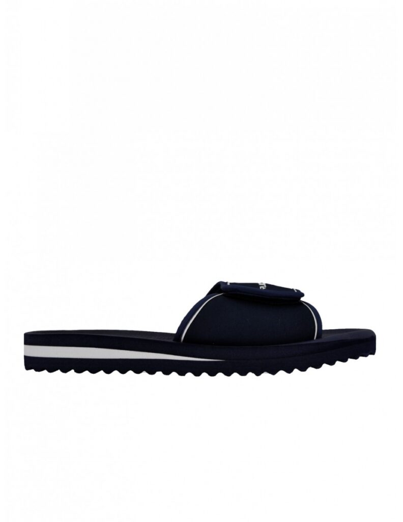 Rucanor badslippers met velcro blauw