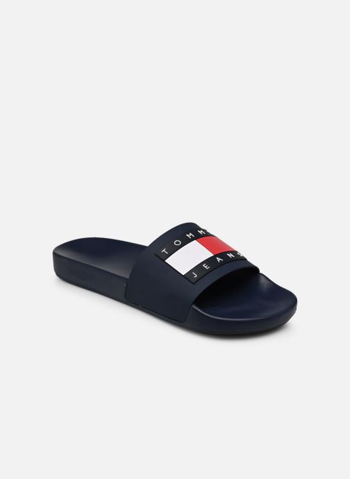 Tommy Hilfiger Slipper heren JEANS POOL SLIDE Blauw