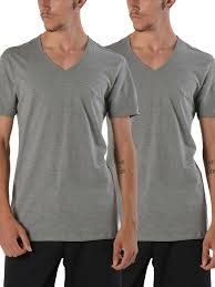 Puma V-Neck T-Shirts grijs 2 pack