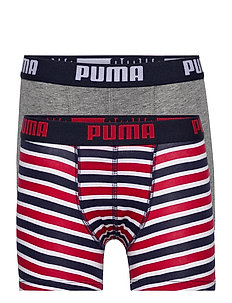 Puma 2 boxers boys ribbon red