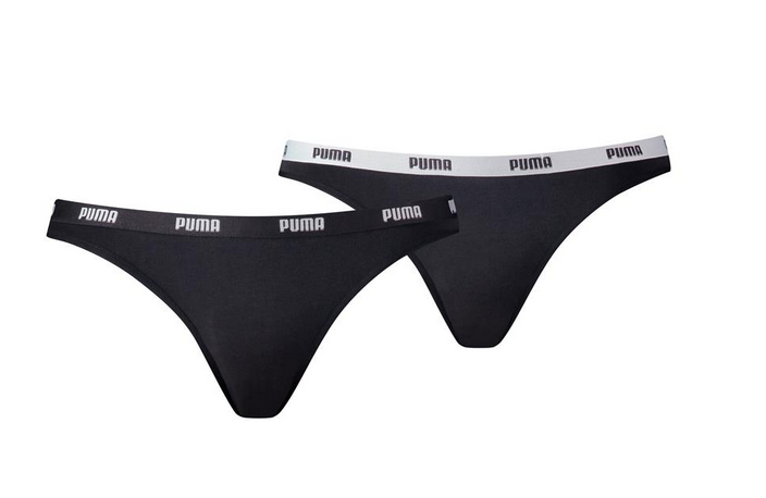 PUMA BIKINI slip 2P HANG zwart