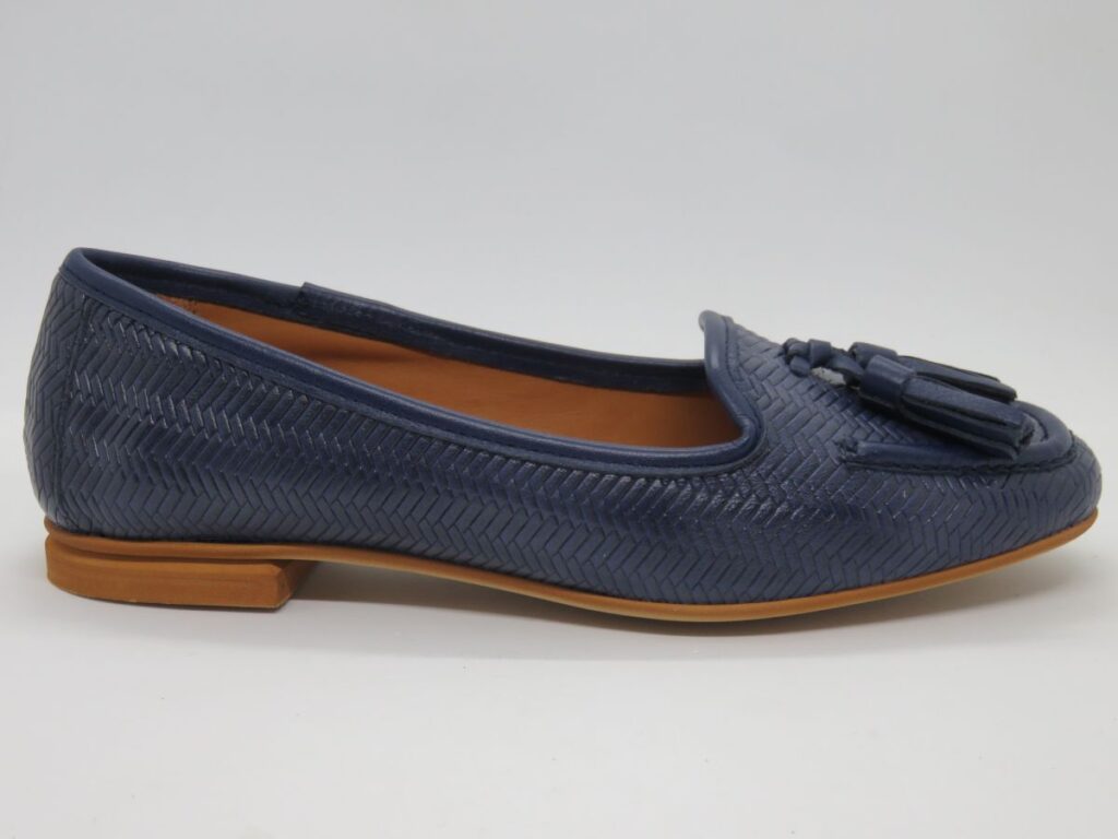 Akula moccasin dames blauw