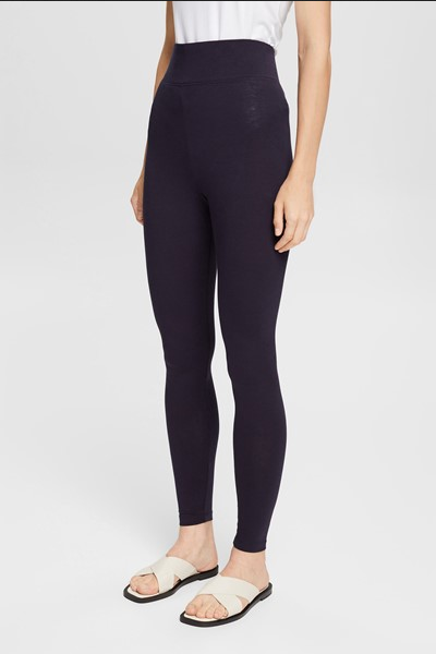 Esprit Legging met een hoge taille 400 NAVY