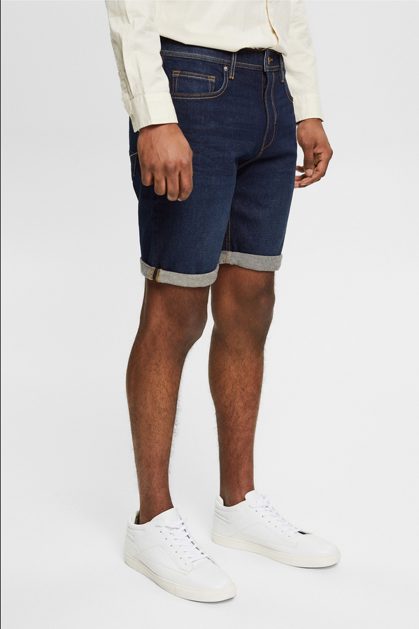 Esprit Short Jeans Denim BLUE DARK WASH