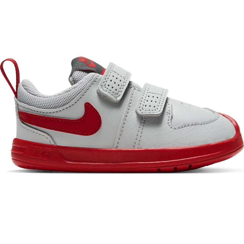 Nike Pico 5 sneaker kleuter kids grijs/rood