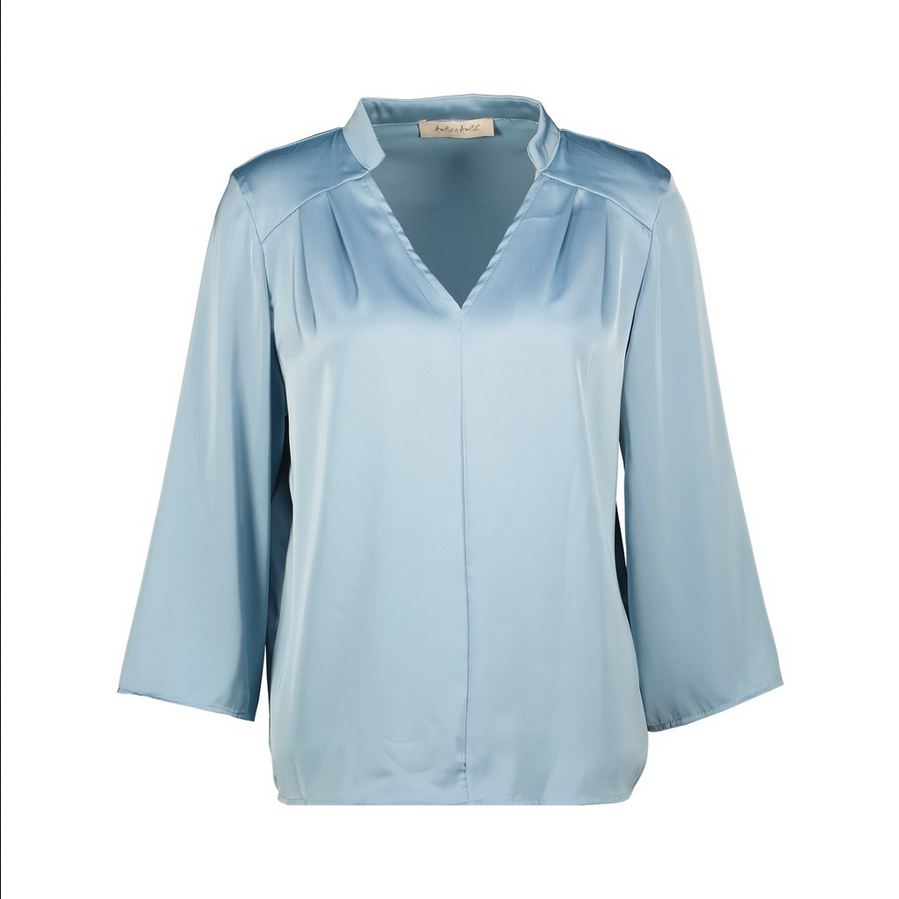 Amélie & Amélie blouse Assia light blue