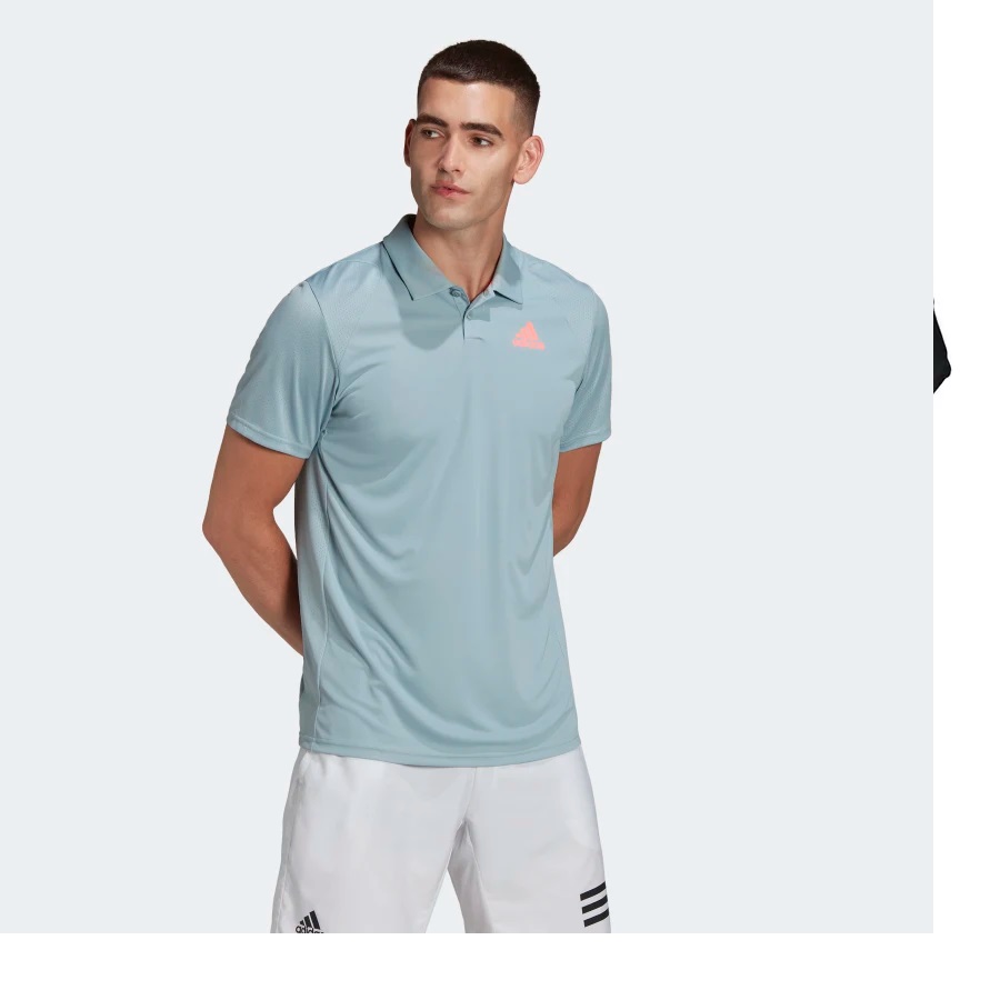 Adidas Club Tennis Poloshirt heren lichtblauw