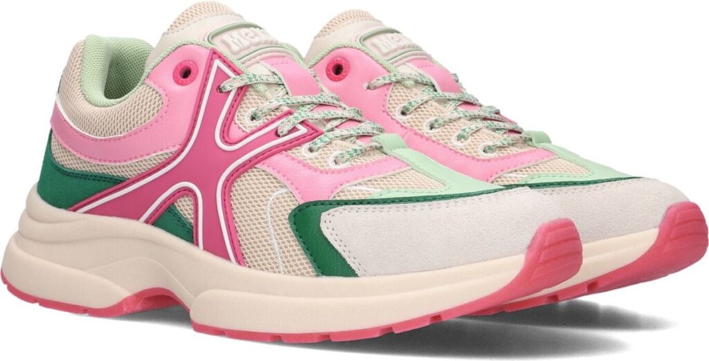 Mexx Loyce dames sneaker rose - groen