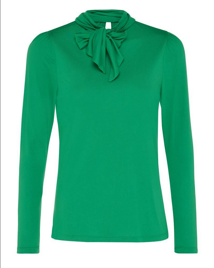 Mexx Blouse groen met strik