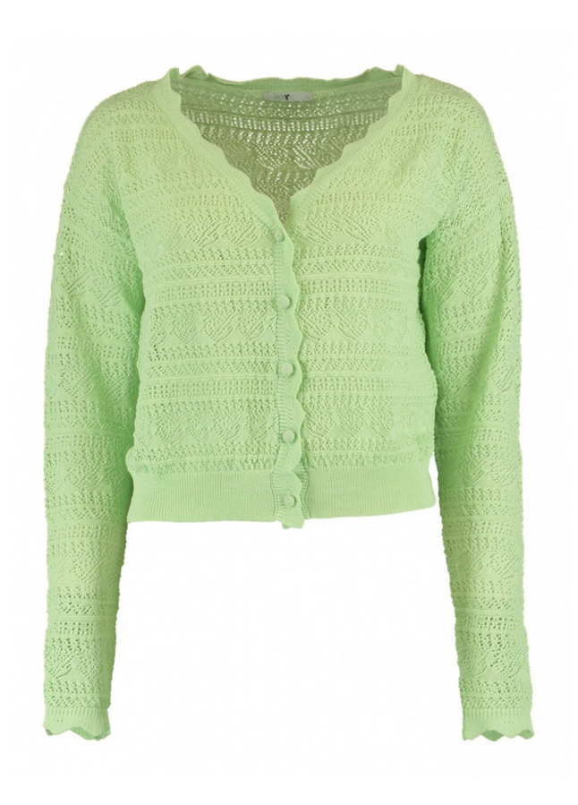 Hailys gilet Livia - pastel green marl